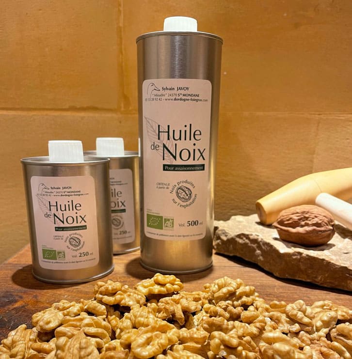 Huile de noix - Grange du Moulin de Mioudre